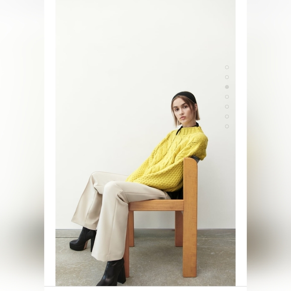 Zara Cable Knit Sweater - Picture 7 of 7